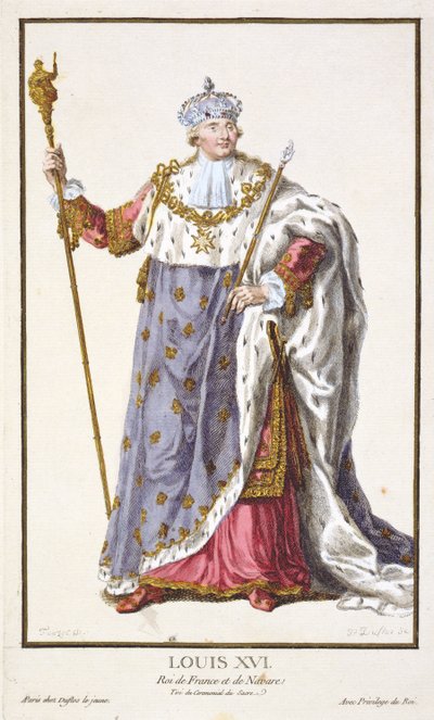 Luigi XVI (1754-93) Re di Francia (1774-92) da 